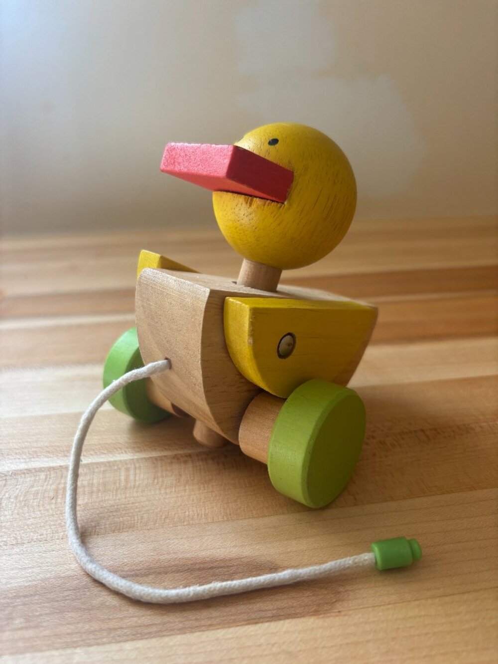 EverEarth Wooden Pull-Along Duck Toy Baby Toddler Sustainable Eco Friendly